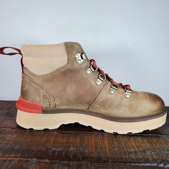 Sorel Hi Line Hiker Womens Size 9.5 Mid Boots Shoes Waterproof Tan Brown - Picture 8 of 12
